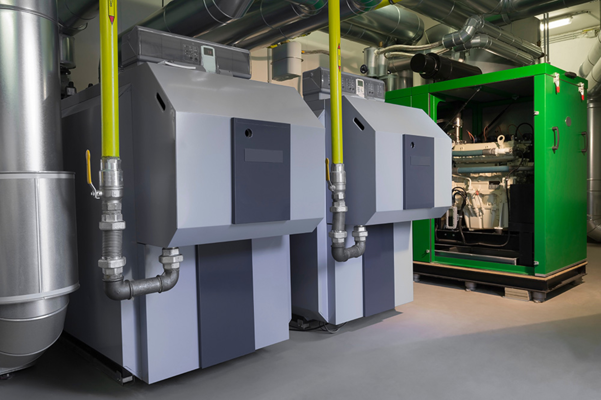 Blockheiz­kraftwerk bei WER Haustechnik GmbH in Schwäbisch Hall