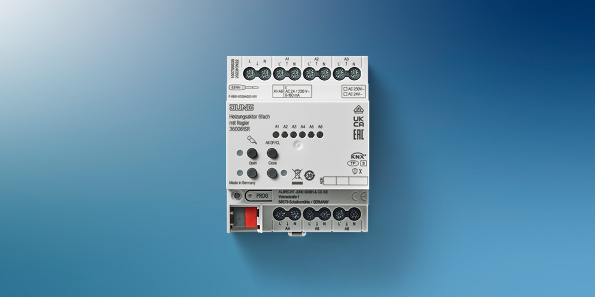 KNX Heizungsaktor 6-fach bei WER Haustechnik GmbH in Schwäbisch Hall
