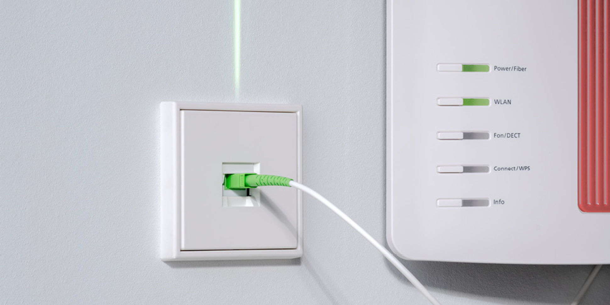 Die neuen Glasfaser-Anschlussdosen bei WER Haustechnik GmbH in Schwäbisch Hall